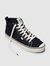 OCA High Stripe Black Canvas Contrast Thread Sneaker Men