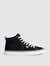 OCA High Stripe Black Canvas Contrast Thread Sneaker Men