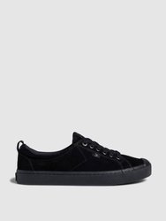 OCA Low All Black Suede Sneaker Men