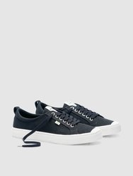 OCA Low Black Canvas Sneaker Women