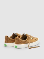 OCA Low Camel Suede Sneaker Women