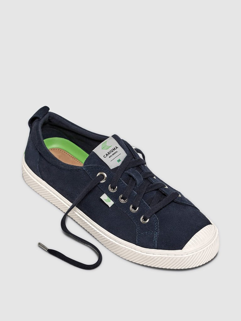 OCA Low Navy Suede Sneaker Men