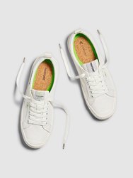 OCA Low Pantone Snow White Canvas Contrast Thread Sneaker Men