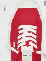 OCA Low Red Canvas Sneaker Men