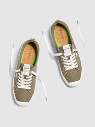 OCA Low Washed Burn Sand Canvas Contrast Thread Sneaker Men