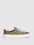 OCA Low Washed Burn Sand Canvas Contrast Thread Sneaker Men