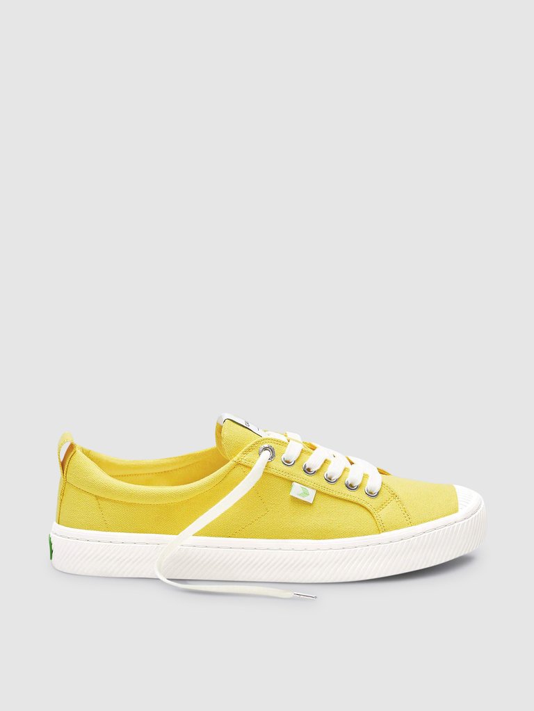 OCA Low Yellow Canvas Sneaker Women - Yellow