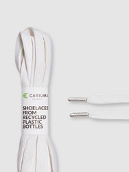 Shoe Lace Off White with H Silver Tip - Off White H Silver Tip