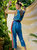 Beso Azul Silk Jumpsuit
