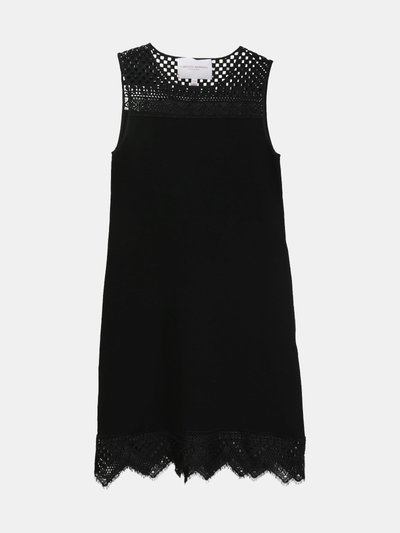 Carolina Herrera Carolina Herrera Women's Black Shift Dress With Guipure Lace product