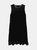 Carolina Herrera Women's Black Shift Dress With Guipure Lace