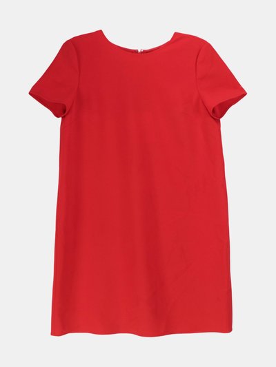 Carolina Herrera Carolina Herrera Women's Chili Red Short Sleeve Crewneck Shift Dress - 12 product