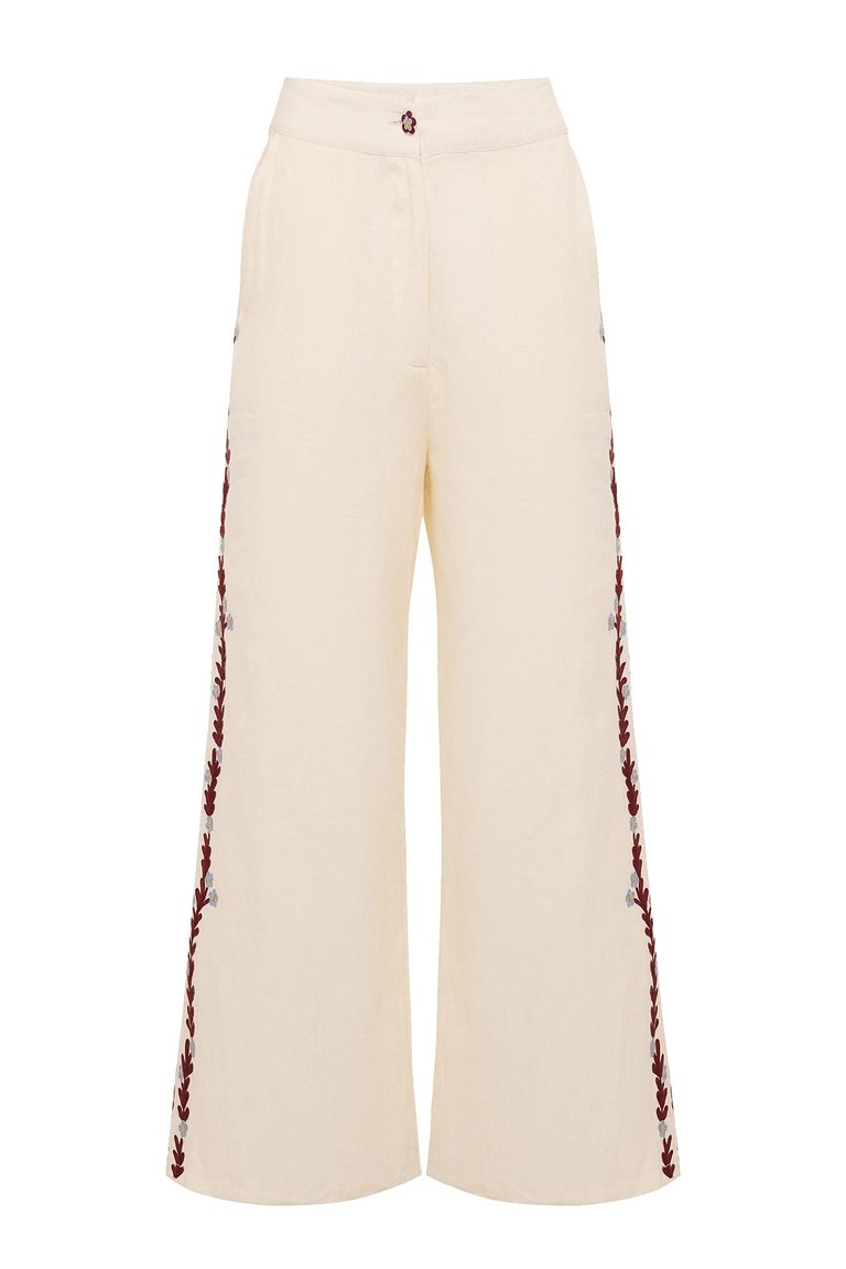 Alice Hemp Pants (Final Sale) - Gardenia