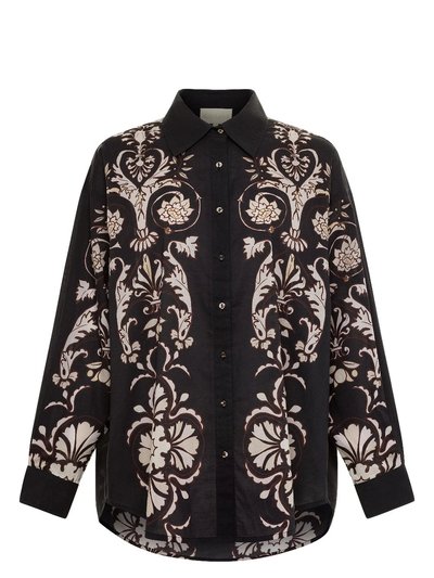 CAROLINA K Boyfriend Shirt - Scrolls Black product