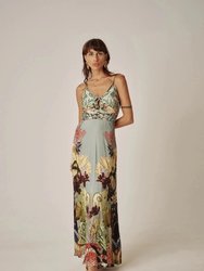 Carmel Dress (Final Sale) - Snake Shells Blue