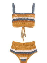 Crochet Bikini Set (Final Sale) - Algarve Multi