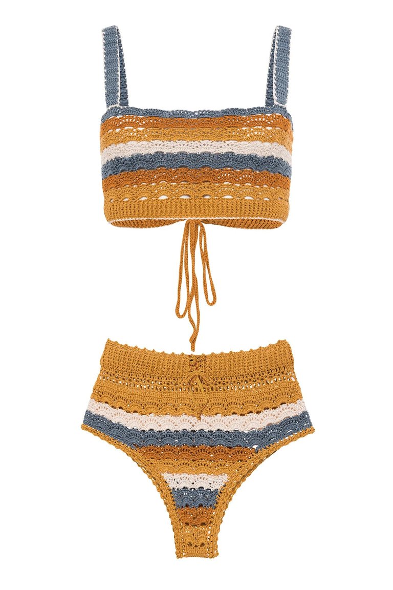 Crochet Bikini Set (Final Sale) - Algarve Multi