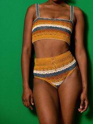 Crochet Bikini Set - Mustard Yellow