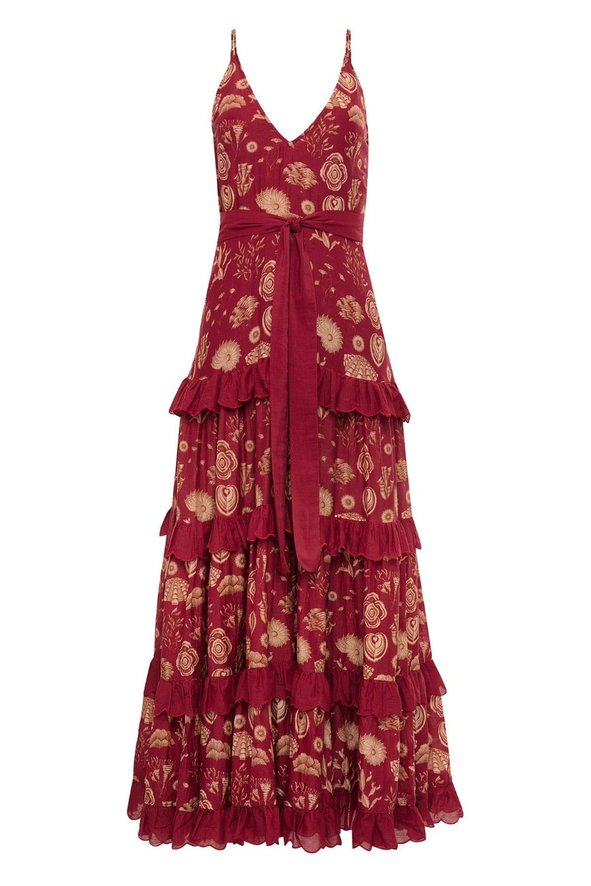 CAROLINA K Corals Burgundy Julia Dress Verishop