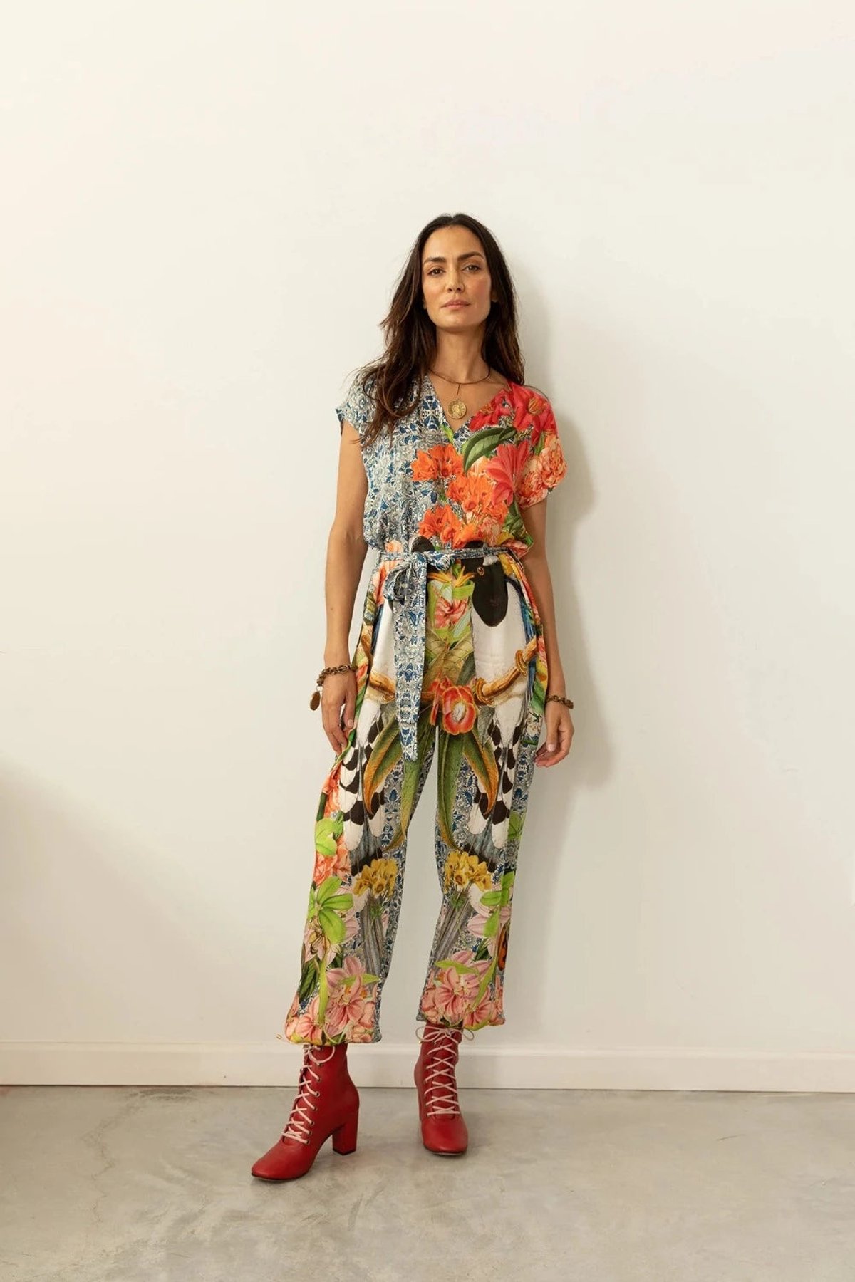 CAROLINA K Selva Birds Maena Jumpsuit Final Sale Verishop