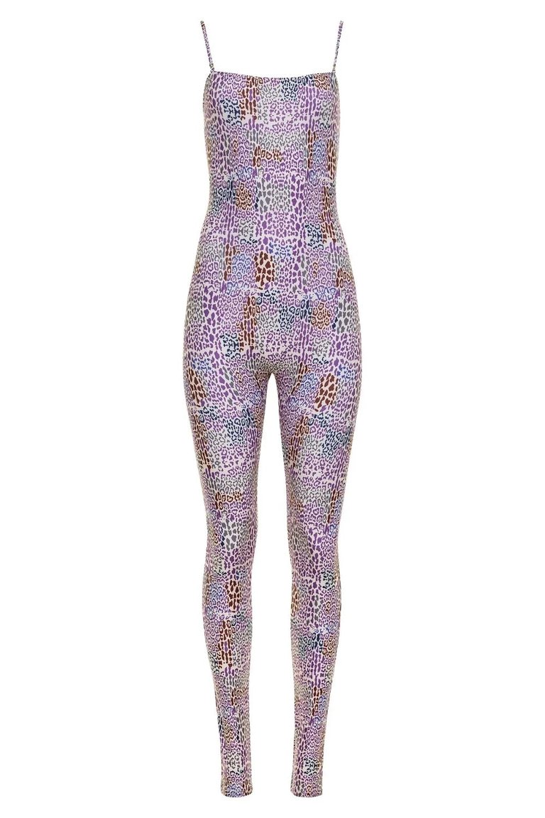 Rue Bodysuit Purple Leopard - Purple Leopard