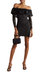 Alessia Mini Dress Black - Black