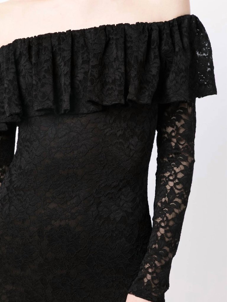 Alessia Mini Dress In Black