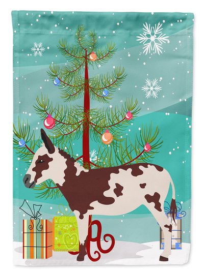 Caroline's Treasures 11 x 15 1/2 in. Polyester American Spotted Donkey Christmas Garden Flag 2-Sided 2-Ply product