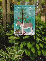 11 x 15 1/2 in. Polyester Australian Teamster Donkey Christmas Garden Flag 2-Sided 2-Ply