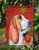 11 x 15 1/2 in. Polyester Basset Hound Red and Green Snowflakes Holiday Christmas Garden Flag 2-Sided 2-Ply