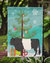 11 x 15 1/2 in. Polyester Belted Galloway Cow Christmas Garden Flag 2-Sided 2-Ply