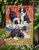 11 x 15 1/2 in. Polyester Border Collie Pups Garden Flag 2-Sided 2-Ply