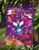 11 x 15 1/2 in. Polyester Christmas Angels in Purple Garden Flag 2-Sided 2-Ply