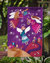 11 x 15 1/2 in. Polyester Christmas Angels in Purple Garden Flag 2-Sided 2-Ply