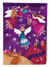 11 x 15 1/2 in. Polyester Christmas Angels in Purple Garden Flag 2-Sided 2-Ply