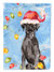 11 x 15 1/2 in. Polyester Christmas Lights Black Labrador Retriever Garden Flag 2-Sided 2-Ply