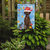 11 x 15 1/2 in. Polyester Christmas Lights Chocolate Labrador Retriever Garden Flag 2-Sided 2-Ply