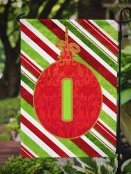 11 x 15 1/2 in. Polyester Christmas Oranment Holiday Initial Letter I Garden Flag 2-Sided 2-Ply