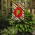 11 x 15 1/2 in. Polyester Christmas Oranment Holiday Initial Letter P Garden Flag 2-Sided 2-Ply