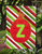 11 x 15 1/2 in. Polyester Christmas Oranment Holiday Initial Letter Z Garden Flag 2-Sided 2-Ply