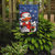 11 x 15 1/2 in. Polyester Duck with Christmas Ornament Garden Flag 2-Sided 2-Ply