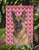 11 x 15 1/2 in. Polyester Hearts Love and Valentine's Day German Shepherd Garden Flag 2-Sided 2-Ply