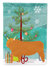 11 x 15 1/2 in. Polyester Highland Cow Christmas Garden Flag 2-Sided 2-Ply