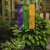 11 x 15 1/2 in. Polyester Mardi Gras Second line umbrella Garden Flag 2-Sided 2-Ply