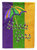 11 x 15 1/2 in. Polyester Mardi Gras Second line umbrella Garden Flag 2-Sided 2-Ply