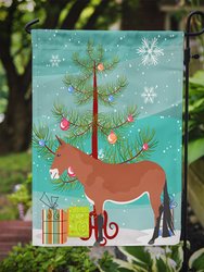 11 x 15 1/2 in. Polyester Mule Christmas Garden Flag 2-Sided 2-Ply