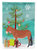 11 x 15 1/2 in. Polyester Mule Christmas Garden Flag 2-Sided 2-Ply