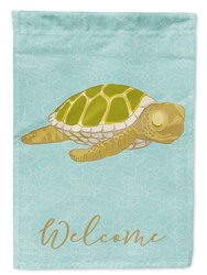 11 x 15 1/2 in. Polyester Sea Turtle Garden Flag 2-Sided 2-Ply
