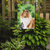 11 x 15 1/2 in. Polyester Shamrocks Rough Collie Garden Flag 2-Sided 2-Ply