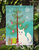 11 x 15 1/2 in. Polyester Turkish Angora Cat Merry Christmas Tree Garden Flag 2-Sided 2-Ply
